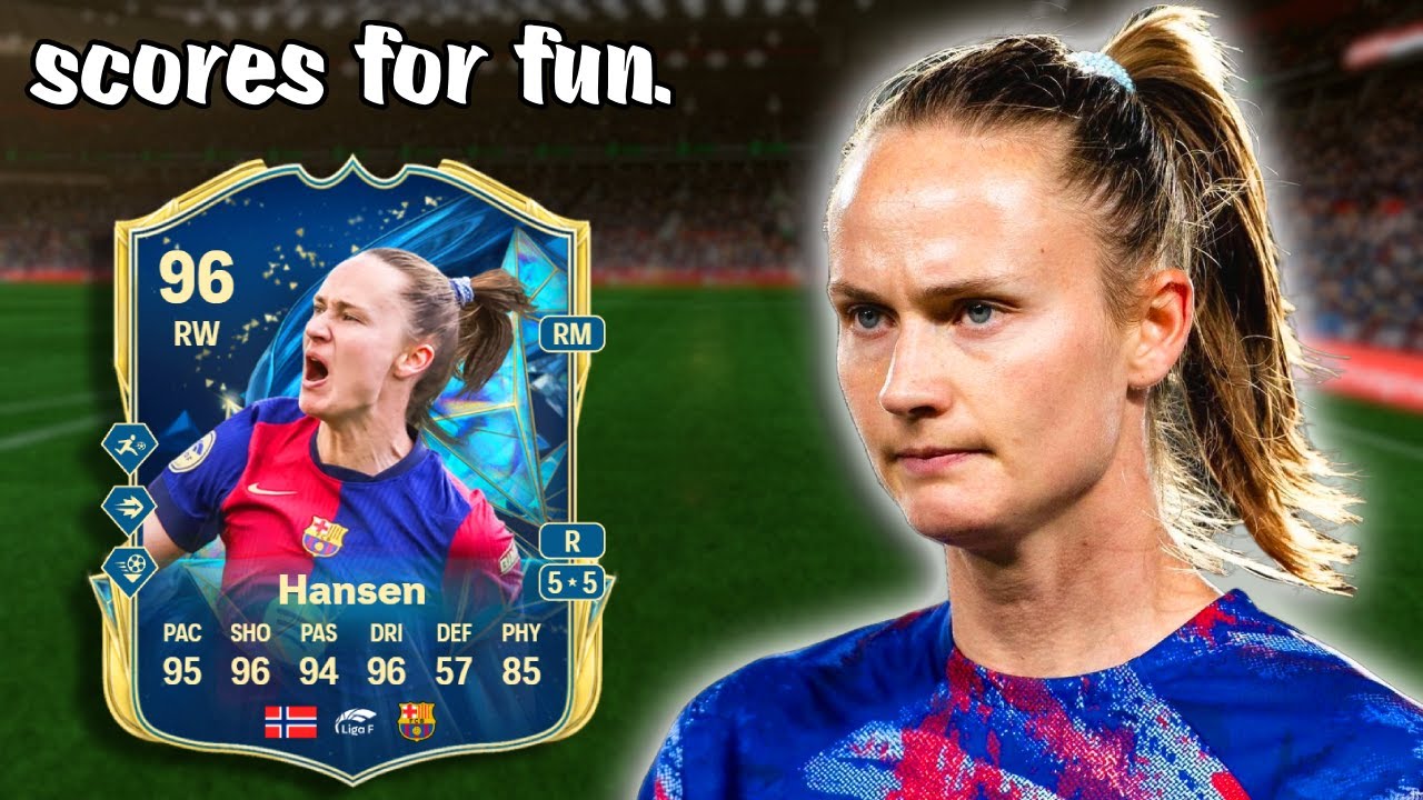 STOP HER IF YOU CAN! 😳 96 TOTS Hansen FC 25 Player Review