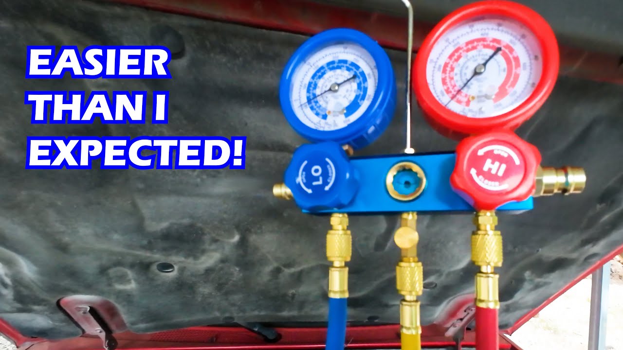 DIY Attempt - Automotive AC Repair and Charge