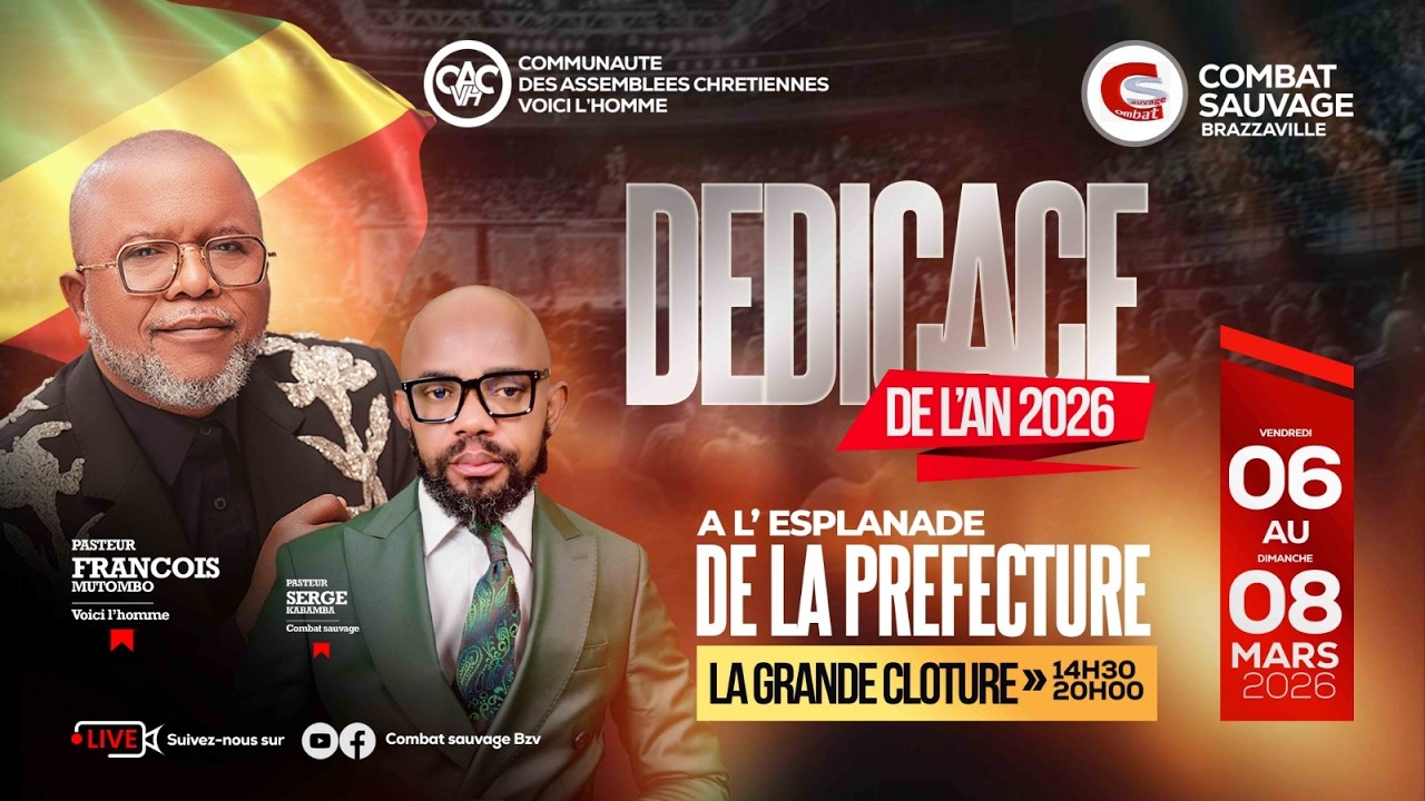 3 eme JOURS CLOTURE DE LA DEDICACE DE L'ANNEE DE 2026 VENDREDI 06/03/2026