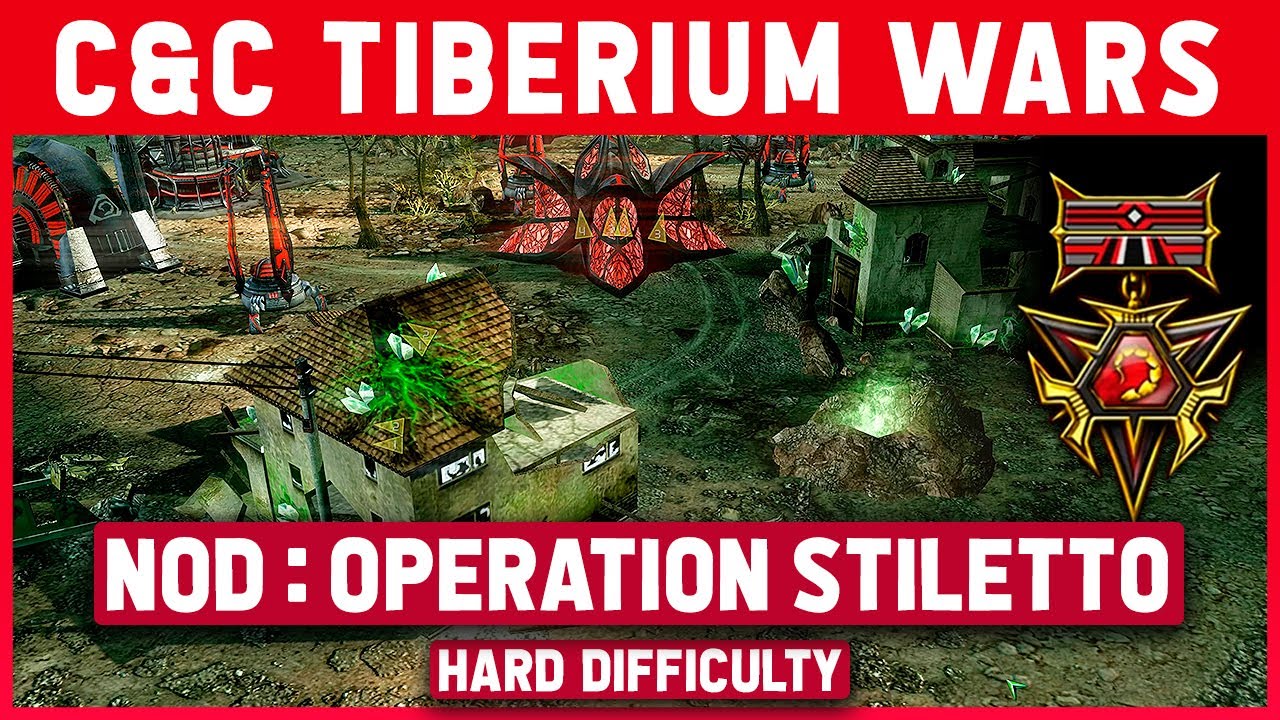C&C 3 Tiberium Wars - Nod Mission 16 - Operation Stiletto - Speedrun [Hard / Patch 1.09] 1080p