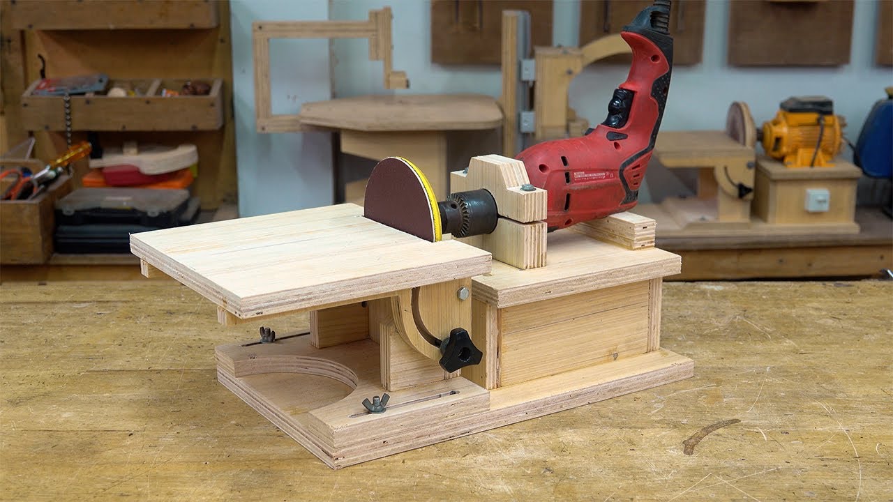 DIY Drill Powered Disc Sander