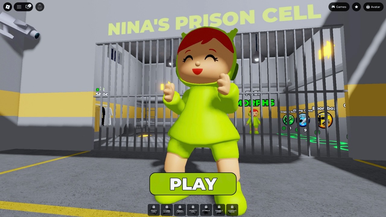 Nina's Prison Escape in Roblox!