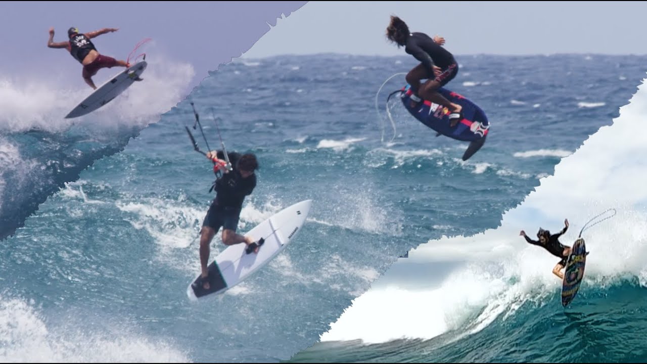 KITESURF TOW-IN'S ON A FOILBOARD + BEST PARTY WAVES EVER!! // 20@20 Episode 4