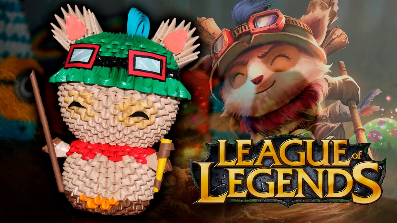 Teemo (League of Legends / LoL) 3D Origami | Pekeño ♥