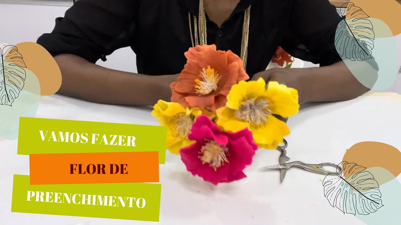 VENHA APRENDER ESSA LINDA FLOR DE PREENCHIMENTO QUE VOCÊ PODERÁ VENDER OU USAR NOS SEUS BOLOS