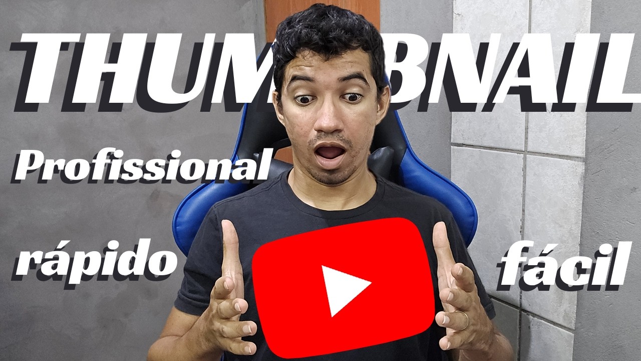 Como FAZER THUMBNAIL para VÍDEOS do YOUTUBE | Segredos E Dicas Para Fazer A Capa Do Vídeo