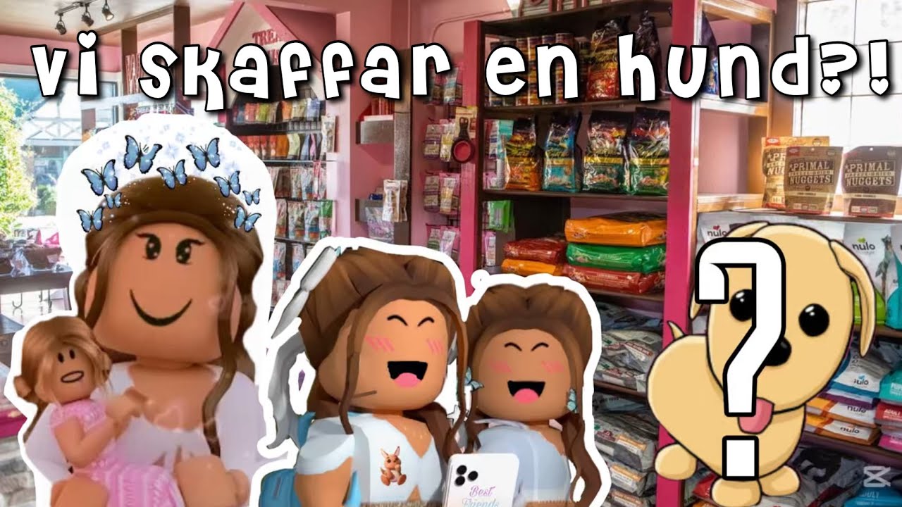 Vi Skaffar Oss En Hund i Bloxburg?! + Kvälls Rutin