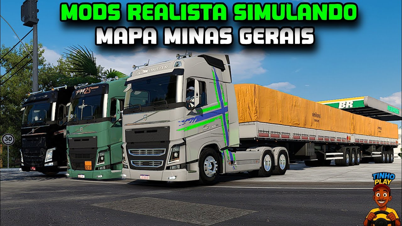 ⭕ETS2-1.57 - GAMEPLAY SIMULADA - VOLVO FH16 2021  - MAPA MINAS GERAIS