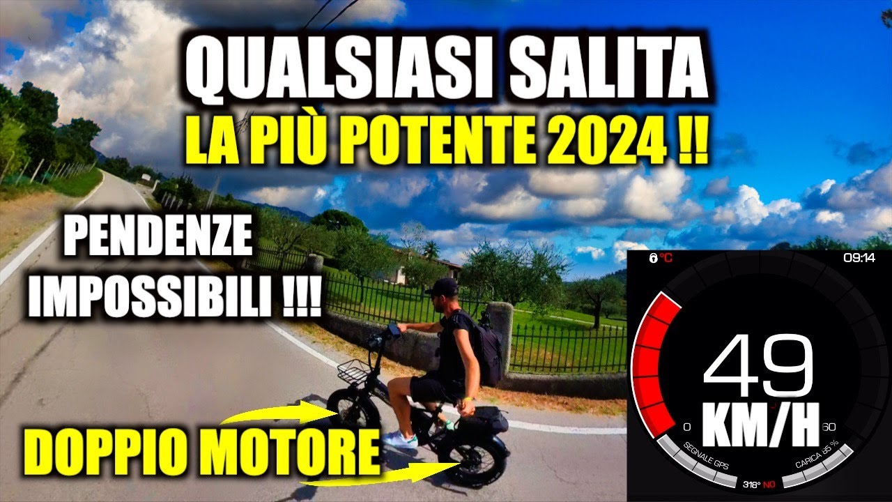 Bici Elettrica POTENTE a basso costo ! Per QUALSIASI SALITA! CMACEWHEEL RX20 MAX Plus 20AH