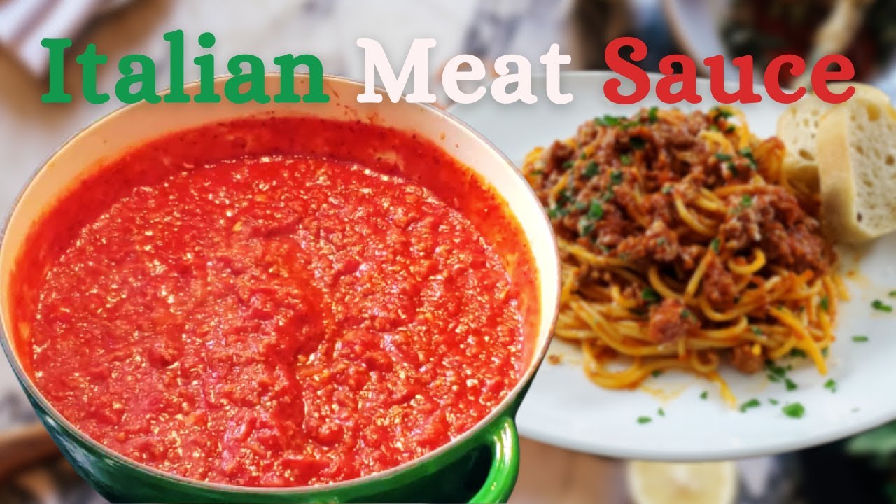 Italian Meat Sauce with Beef & Sausage