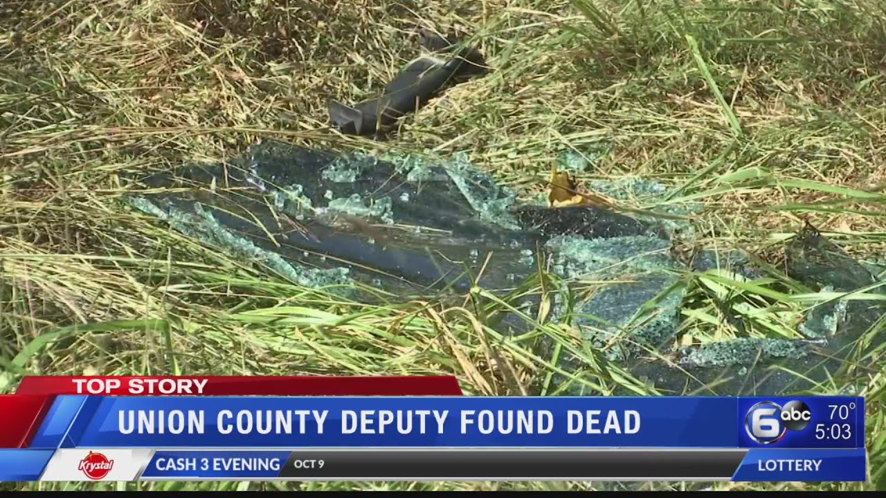 Union County deputy found dead in crashed patrol vehicle