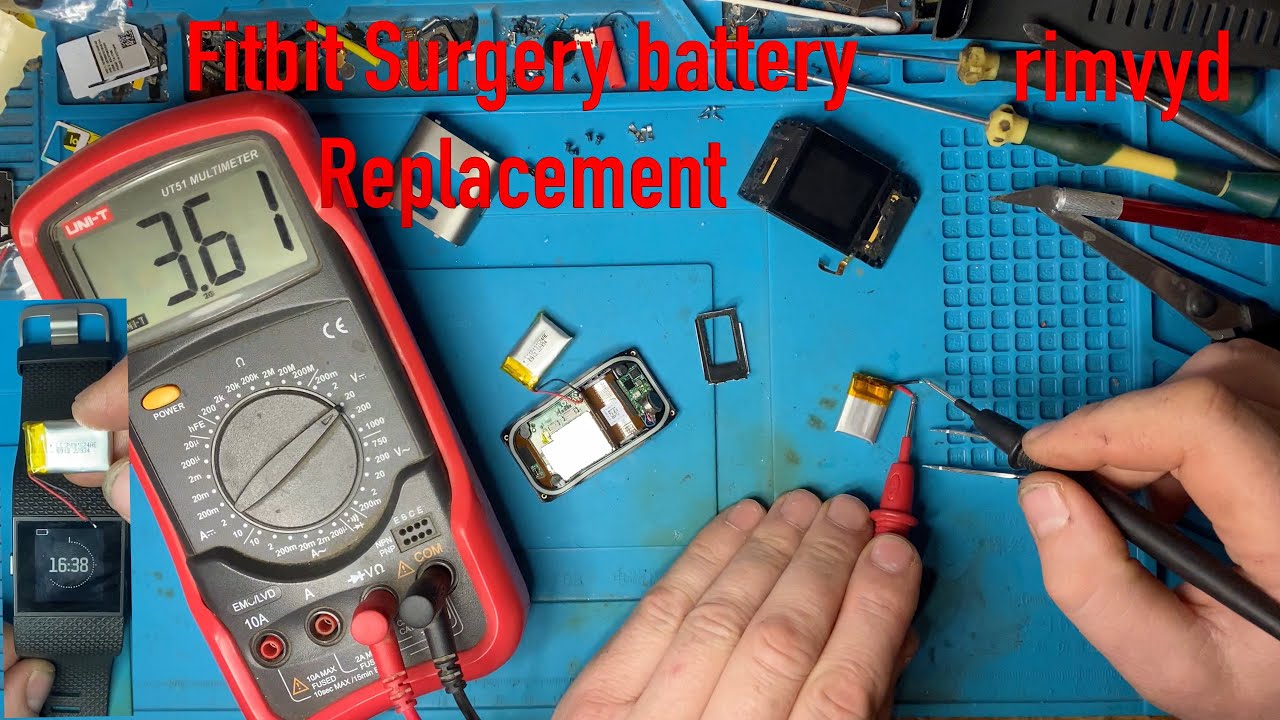 FitBit Surge How to disassembly,battery replacement