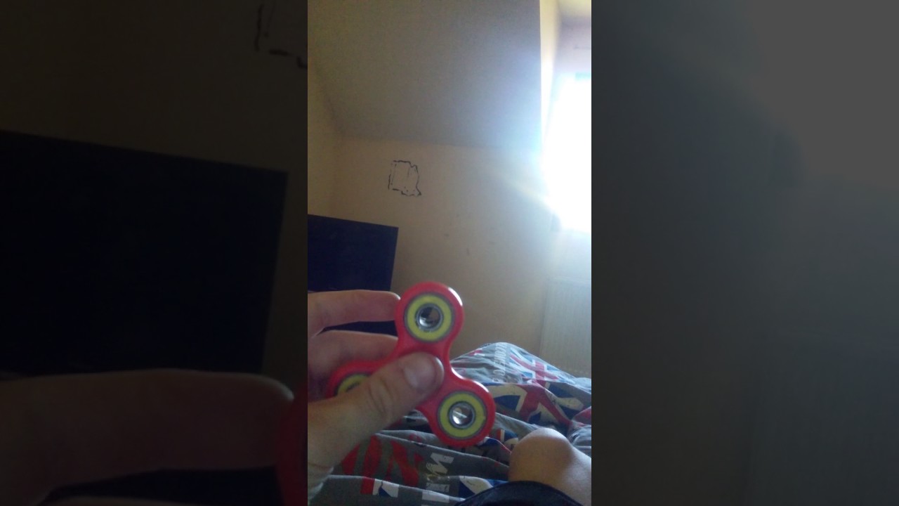 Hand spinner rouge et jaune