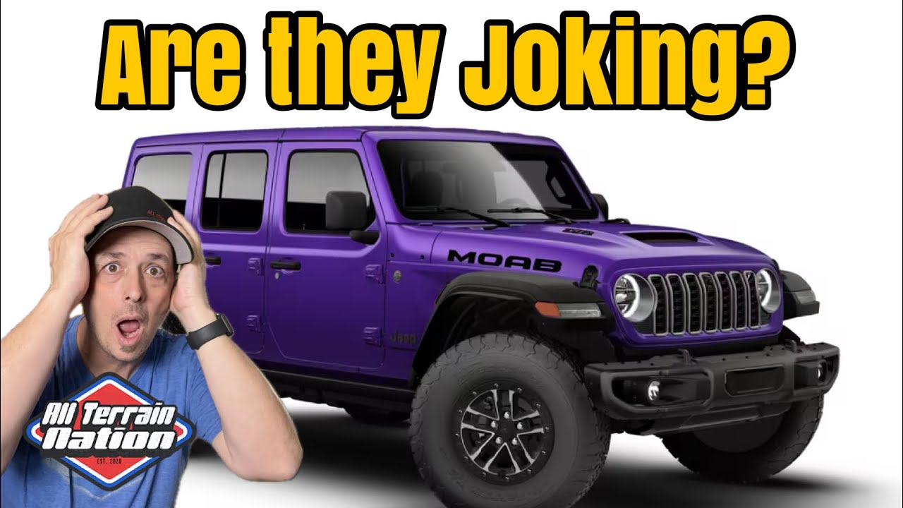 Jeep Wrangler MOAB 392 2026 года выпуска, преодолев Rubicon.