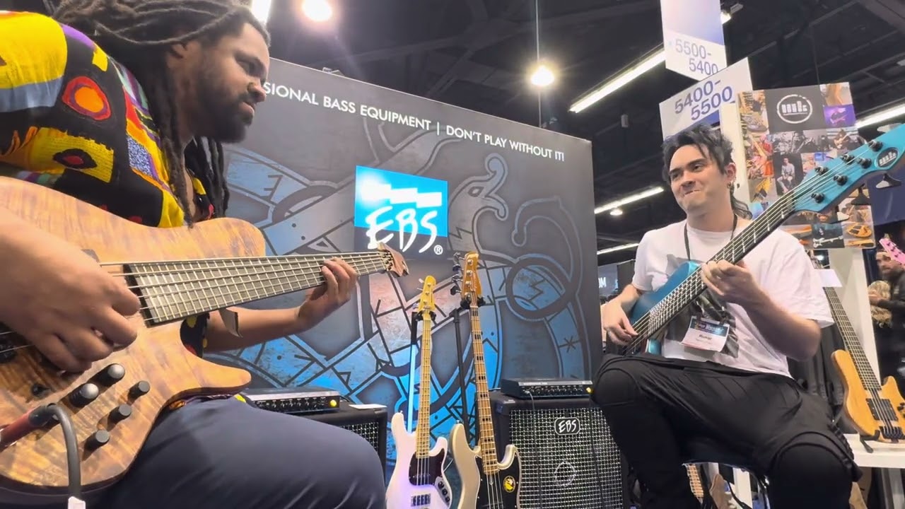 Henrik Linder & Ruben Farías jam sesh! NAMM2025