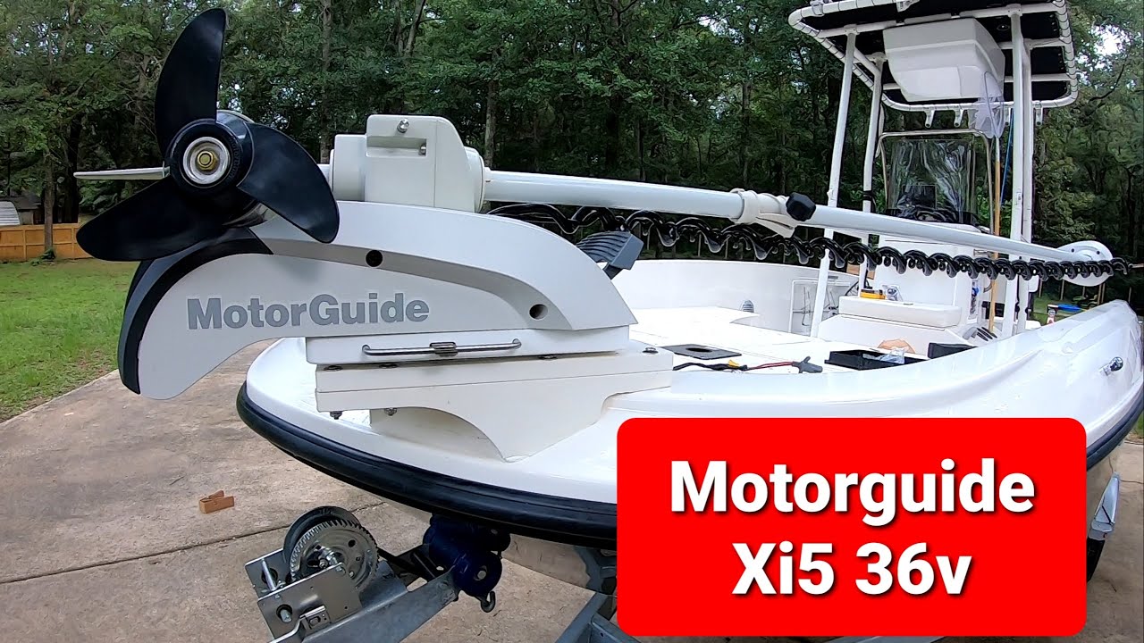 Installing/mounting a Motorguide Xi5 36V Trolling Motor.
