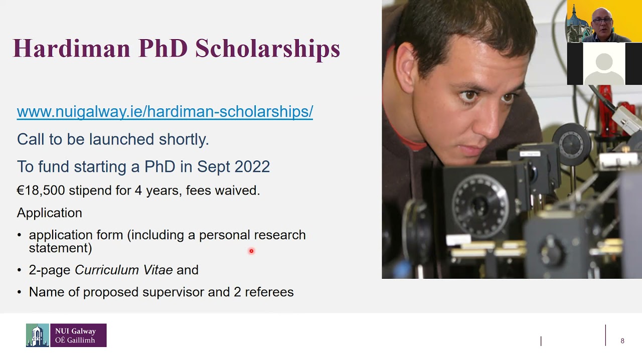 Graduate Studies NUI Galway: Funding your PhD