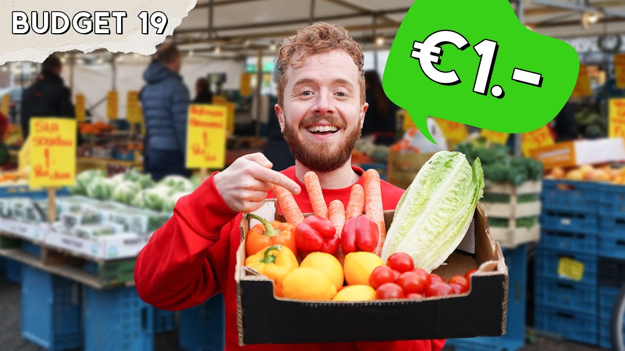Is de MARKT VOORDELIGER dan de SUPERMARKT? 🥑🍅 | Budget Challenge 19