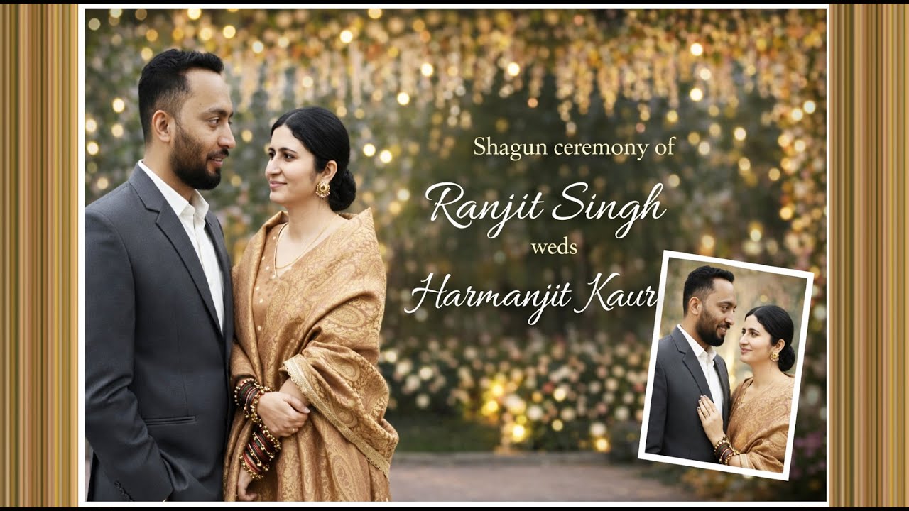 Shagun Ceremony  Ranjit Singh  Weds Harmanjit  Kaur