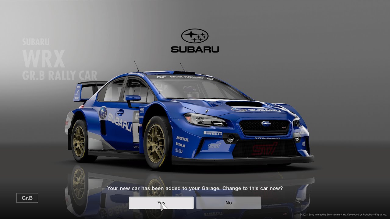 Gran Turismo™SPORT | Subaru WRX Gr.B Rally Car | Test Race