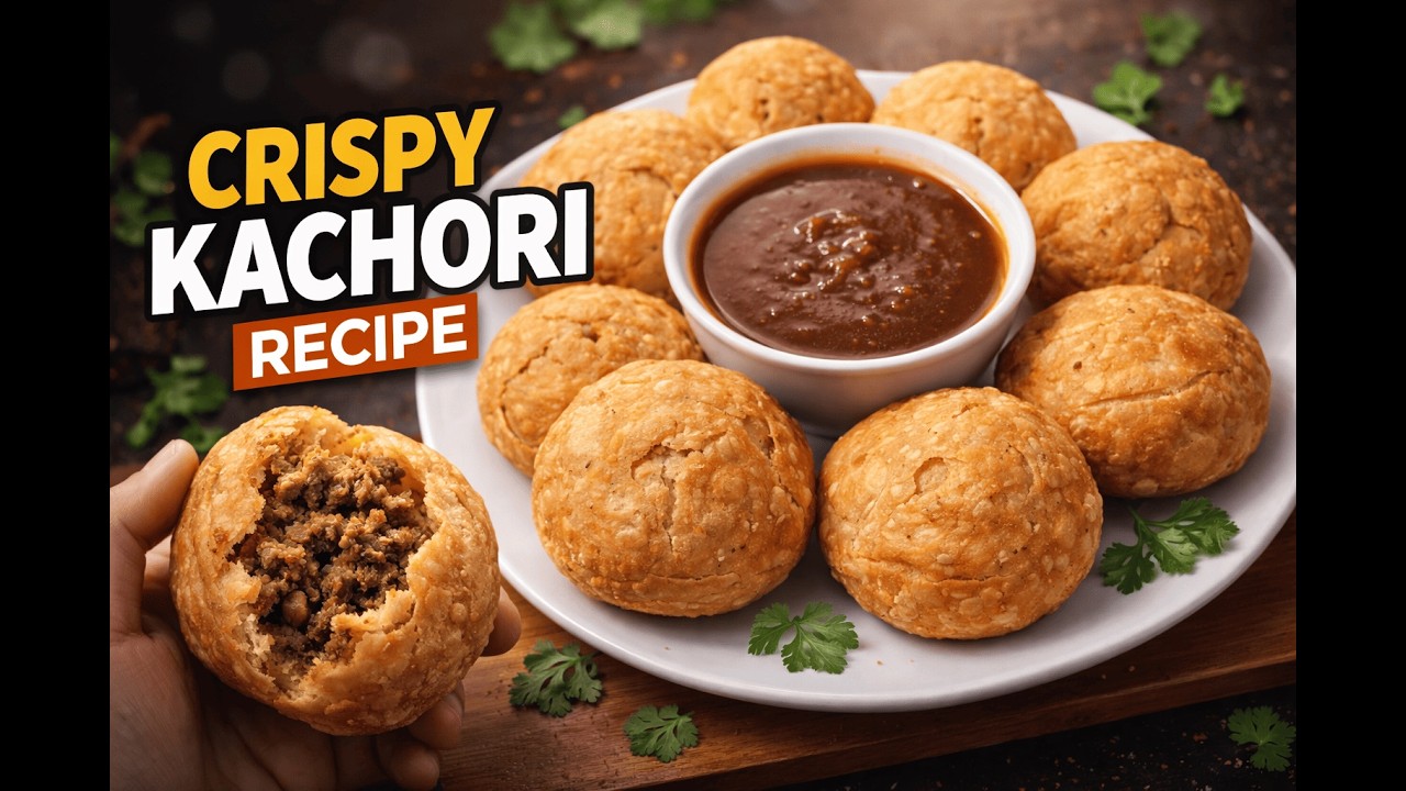 Perfect Khasta Kachori Recipe | Crispy & Flaky Street Style!