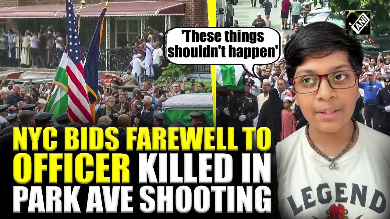 NYC on streets, thousands bid farewell to NYPD officer Didarul Islam killed in Park Ave Shooting