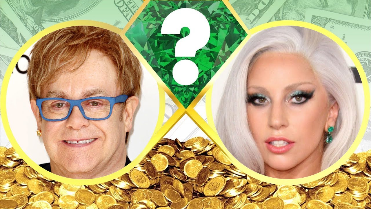WHO&rsquo;S RICHER? - Elton John or Lady Gaga? - Net Worth Revealed! (2017)