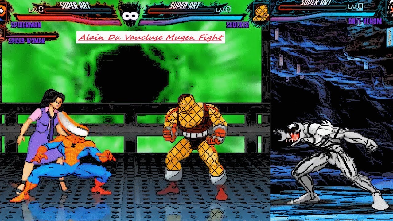 Mugen : Spiderman & SpiderWoman (Three Battle) (Request)