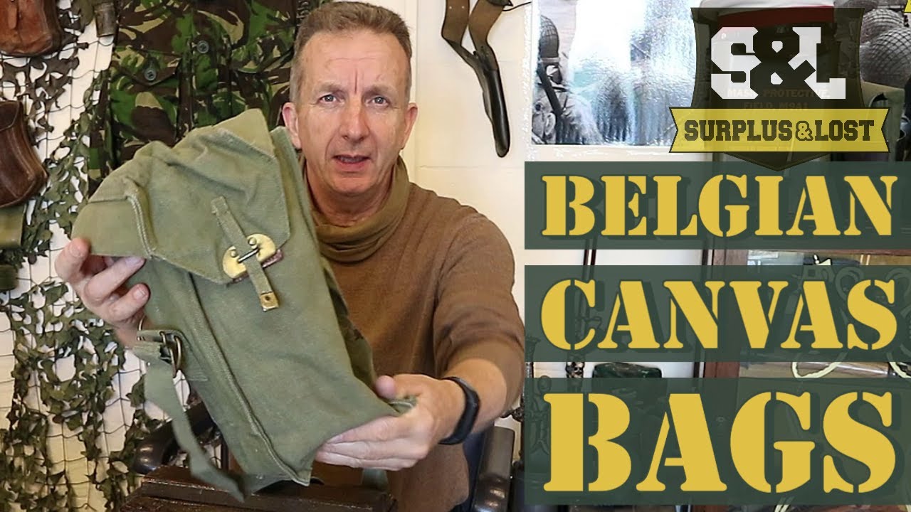 Belgian Army Canvas Shoulder Bag