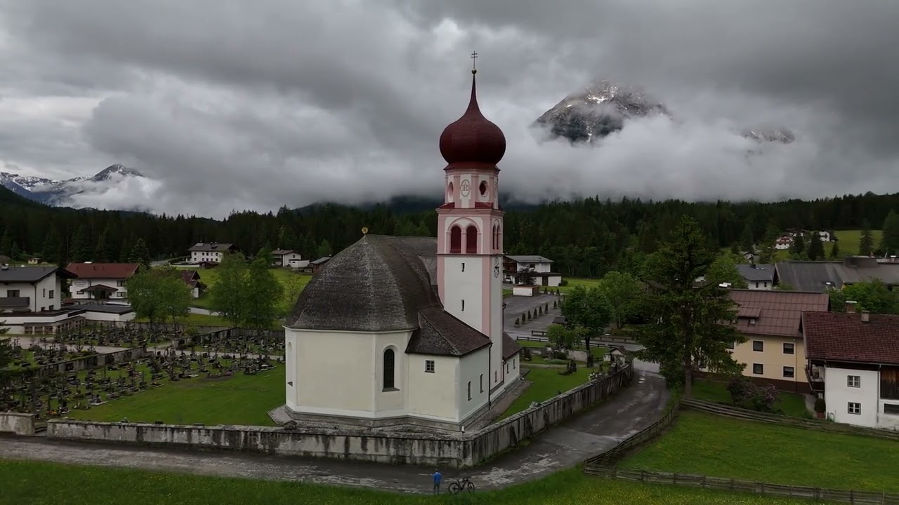 Leutasch, Austria. DJI Mini 4 Pro Drone