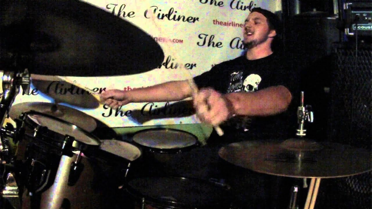 Xpulsion - SPENCER LANDON Drum cam - live Airliner bar 09/19/2014