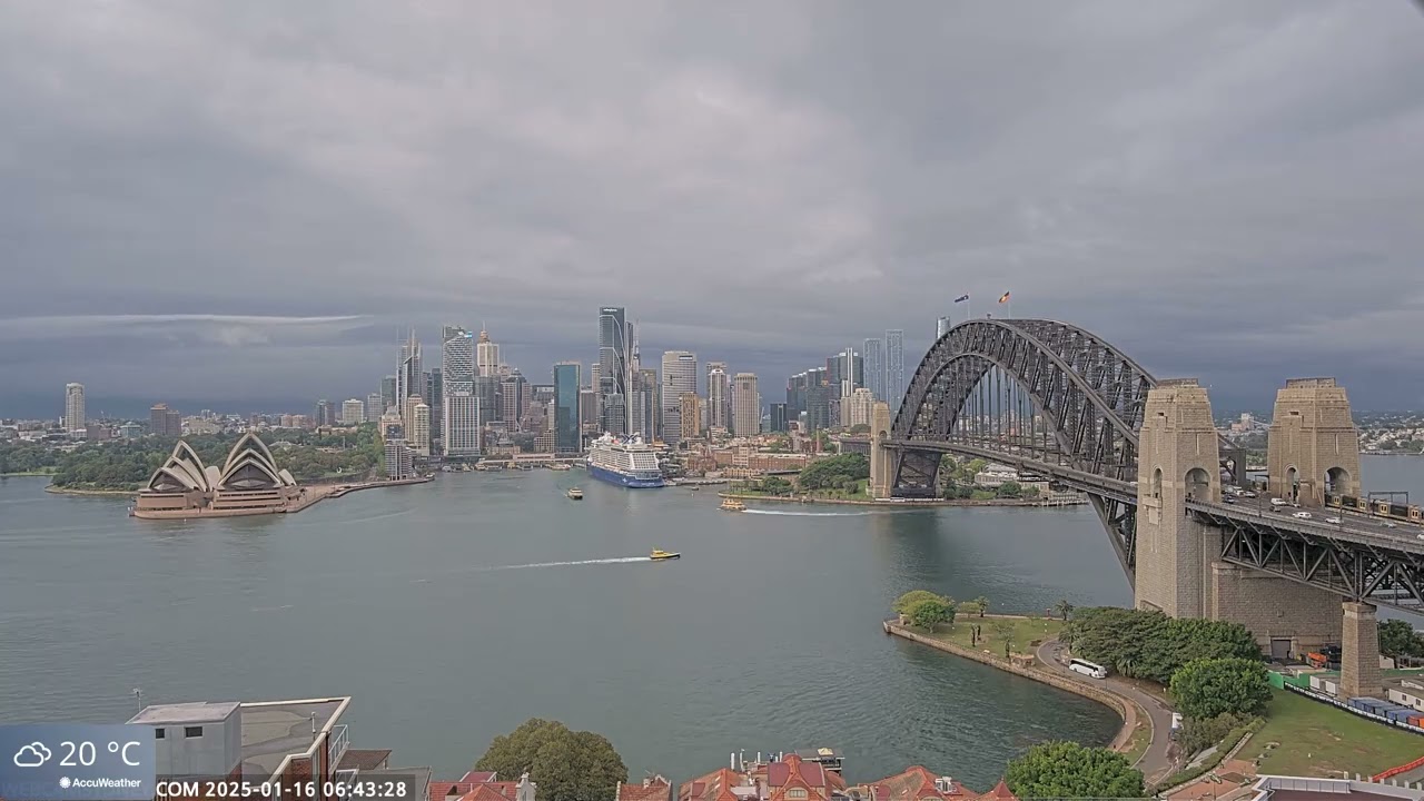 Shelf cloud over Sydney 16.01.25