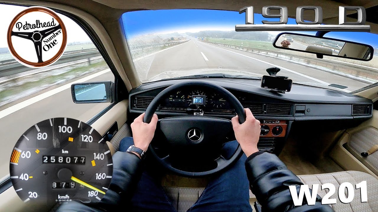 1990 Mercedes 190D (W201) | V-MAX. RACEBOX 0-100 km/h. Prezentacja. 