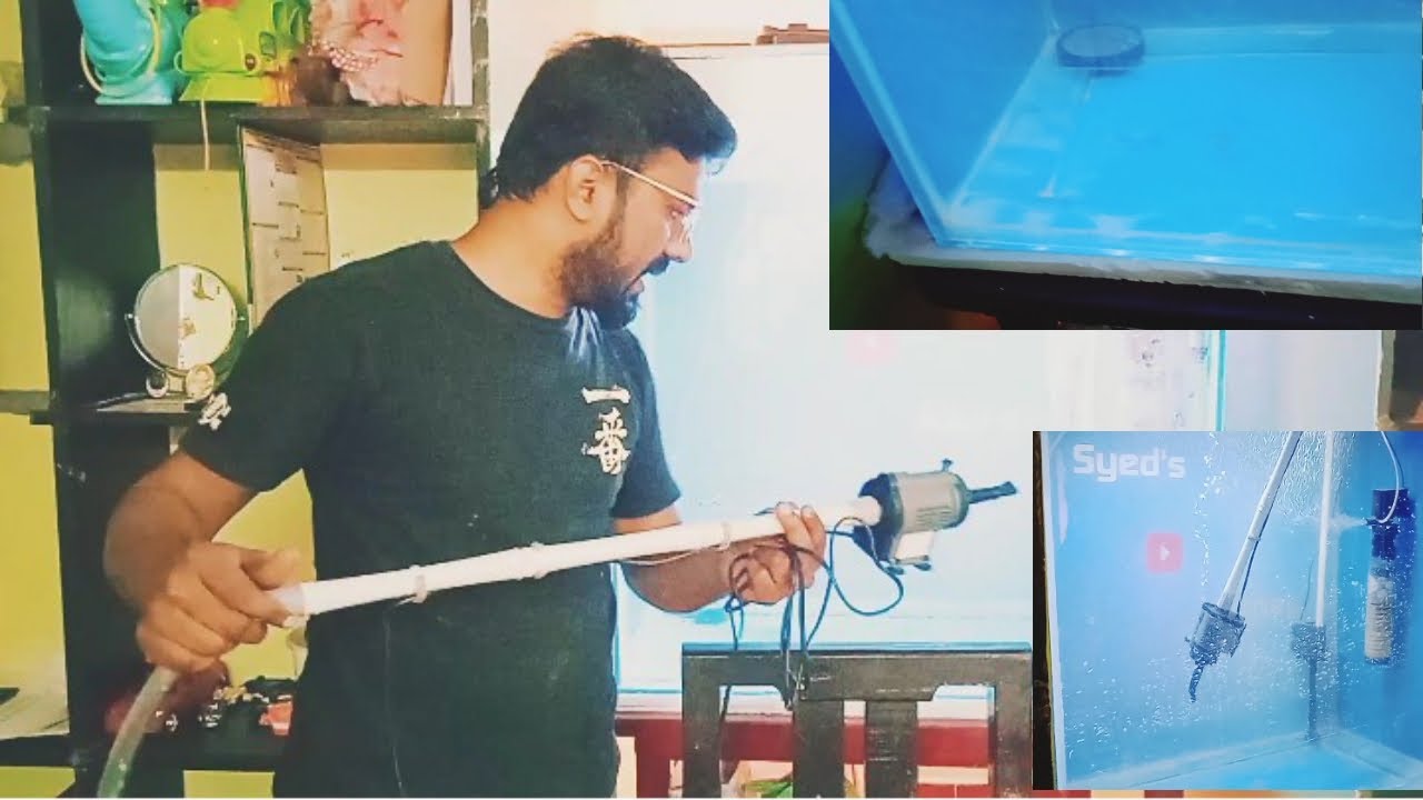 Fish Poop Cleaner|Sunsun Water Exchanger-AX2205|Fish Poop Collector| Bottom Sweeper for Bare Bottom