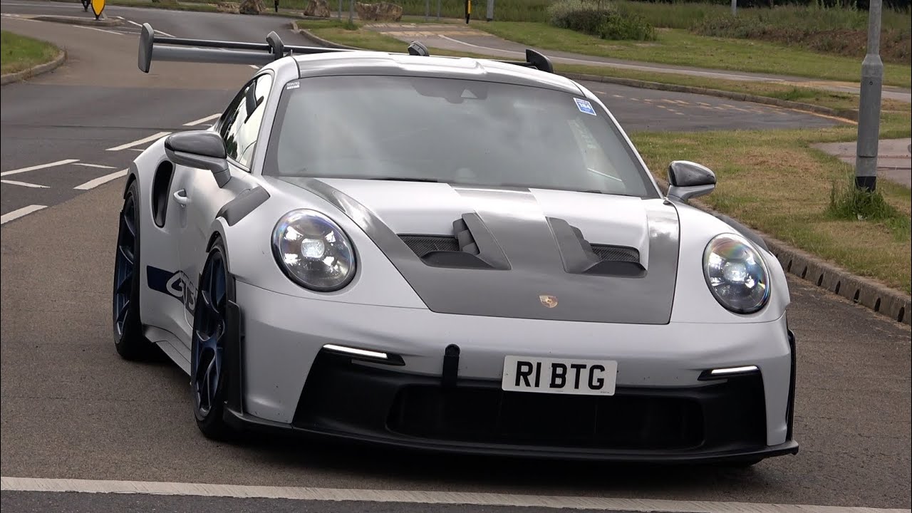 Supercars Leaving a Car Show (SCUK Breakfast Meet @ Porsche Centre Hull)!!!