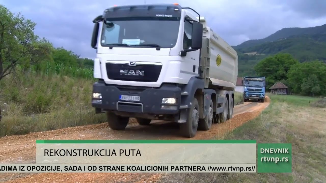 Rekonstrukcija puta u selu Leča kod Novog Pazara