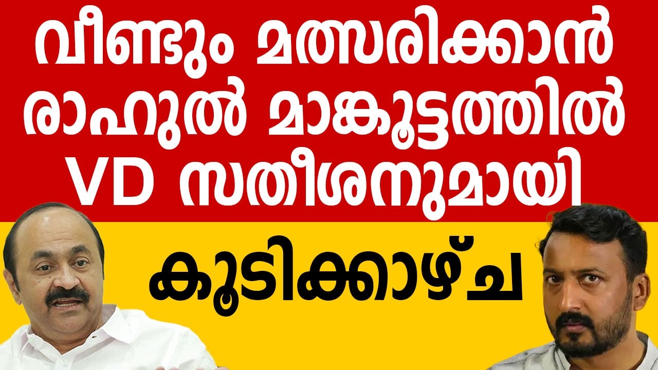വീണ്ടും മത്സരിക്കാൻ രാഹുൽ രാഹുൽ മാങ്കൂട്ടത്തിൽ VD സതീശനുമായി  കൂടിക്കാഴ്ച #rahulmamkootathil #vds