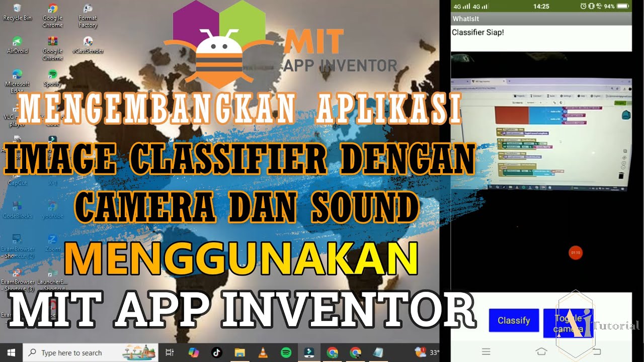 MIT APP INVENTOR | MENGEMBANGKAN IMAGE CLASSIFIER DENGAN CAMERA DAN SOUND