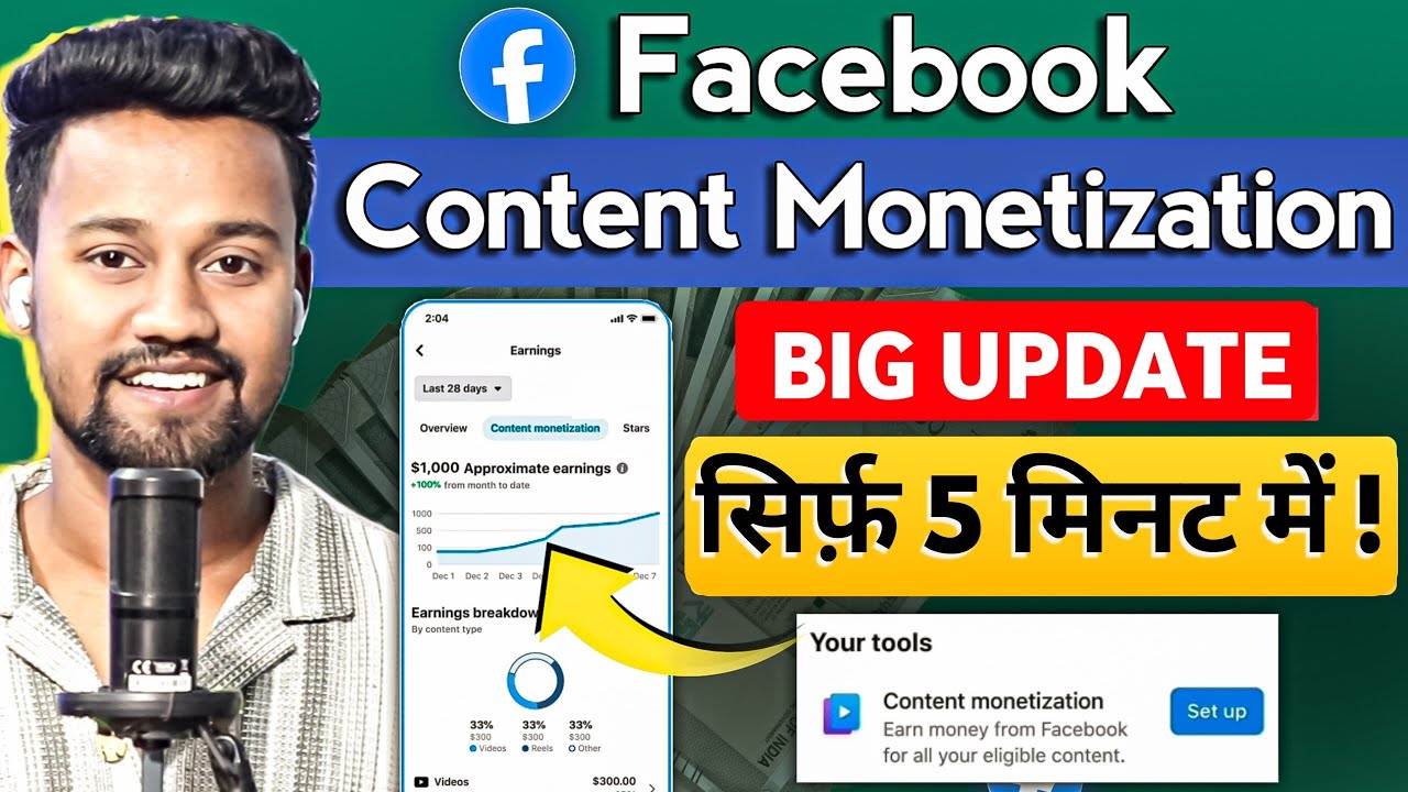 Facebook Monetization New Update 🔥| Facebook Content Monetization | Facebook Monetize Kaise Kare?
