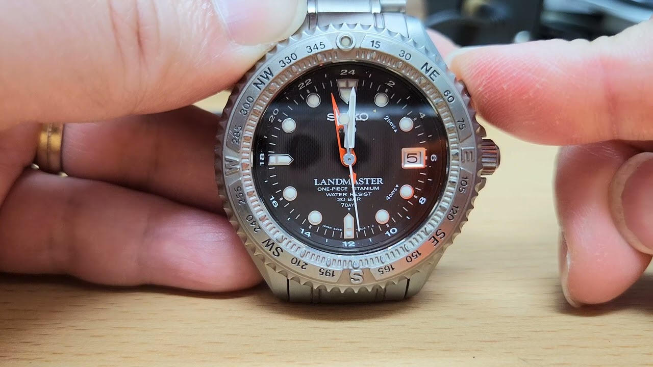 Seiko Kinetic Landmaster AGS SBCW001 5M45-6A01