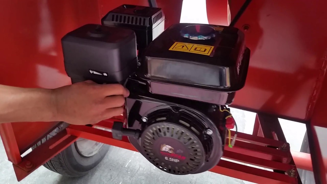 Cement Mixer Powered by 6.5 HP Engine