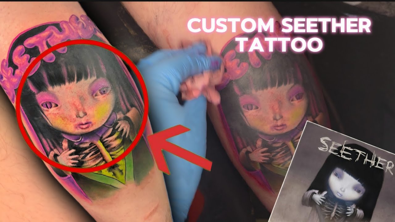 Tattoo Timelapse | Seether – Finding Beauty in Negative Spaces