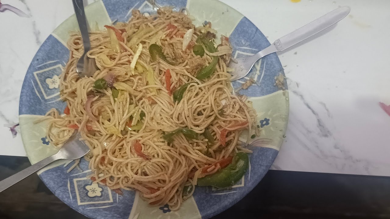 Street style chowmin । noodles🍜