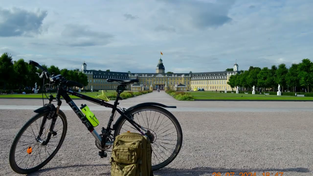 80km - Tour in Karlsruhe, Au am Rhein and Neureut #strada #relive