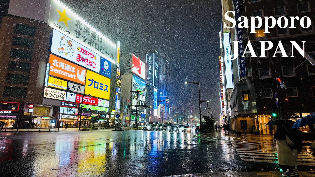 Walking in Sapporo