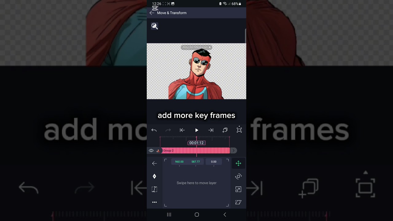 My first tutorial, how to make invincible animation 