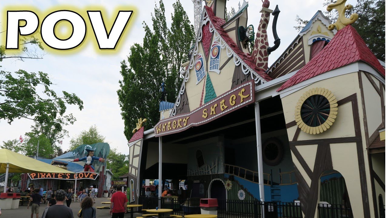 Whacky Shack POV (4K 60FPS), Waldameer Bill Tracy Dark Ride | Non-Copyright
