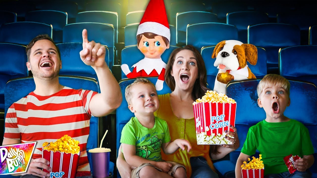 Our Elf Surprised Us with a Private Movie Party! 🎅🏻