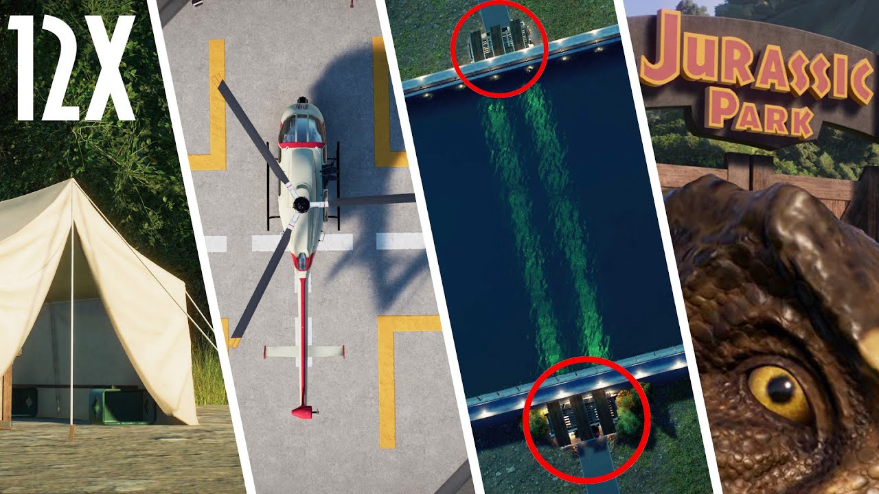 12 MORE EXCITING ATTRACTIONS | Jurassic World Evolution 2 Tips