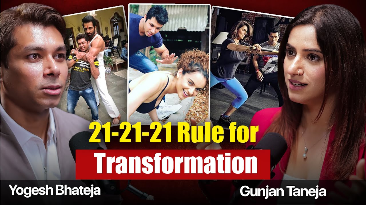 21-21-21 Rule For Weight Loss, Muscle Building & Transformation | EP1 Celeb Fitness Trainer | GTClip